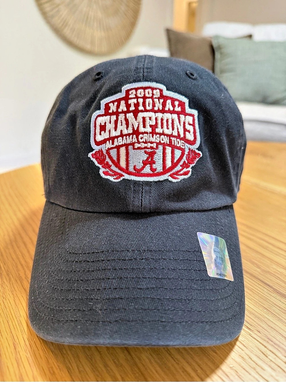 47 Twins Brand Alabama Crimson Tide 2009 National Champions Cap NWT Officially L